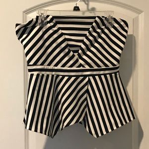 Peek-A-Boo Strapless Top